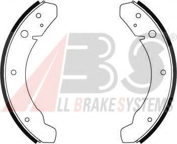 Комплект тормозных колодок A.B.S. 8720