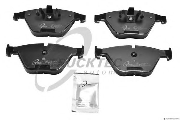 Комплект тормозных колодок, дисковый тормоз TRUCKTEC AUTOMOTIVE 0834157