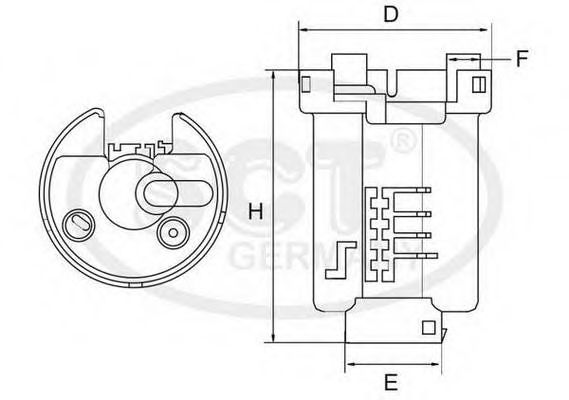 Топливный фильтр SCT Germany ST 470