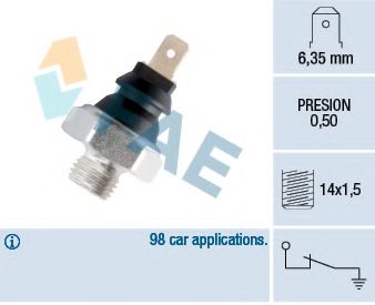 Датчик давления масла FAE 11250