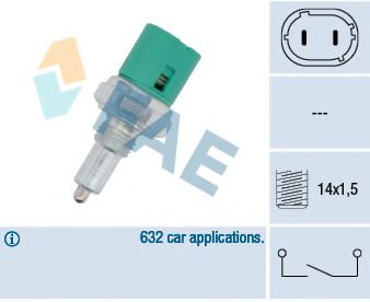 Выключатель, фара заднего хода FAE 40600