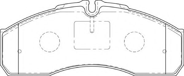 Комплект тормозных колодок, дисковый тормоз NECTO FD7191V