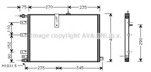 Конденсатор, кондиционер AVA QUALITY COOLING SB5038