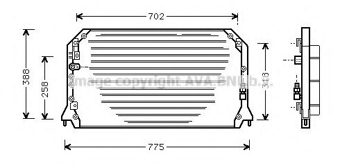 Конденсатор, кондиционер AVA QUALITY COOLING TO5254