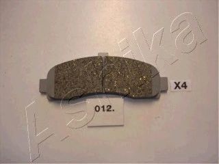 Комплект тормозных колодок, дисковый тормоз ASHIKA 50-00-012
