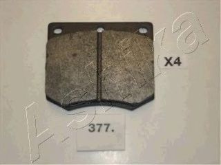 Комплект тормозных колодок, дисковый тормоз ASHIKA 50-03-377