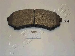 Комплект тормозных колодок, дисковый тормоз ASHIKA 50-05-509