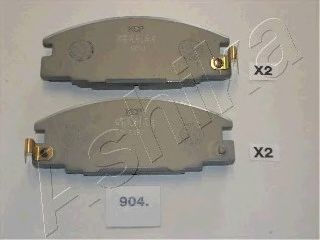 Комплект тормозных колодок, дисковый тормоз ASHIKA 50-09-904