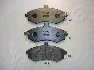 Комплект тормозных колодок, дисковый тормоз ASHIKA 50-H0-013