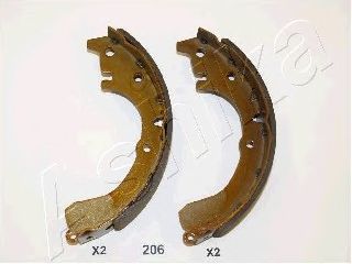 Комплект тормозных колодок ASHIKA 55-02-206