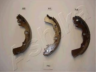 Комплект тормозных колодок ASHIKA 55-07-799