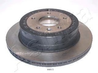 Тормозной диск ASHIKA 61-0W-W05