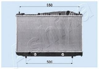 Радиатор, охлаждение двигателя ASHIKA RDA313023