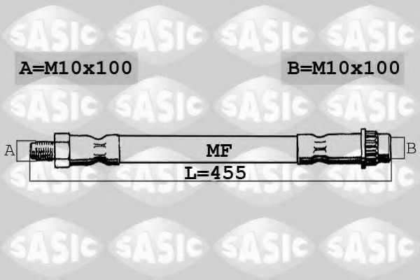 Тормозной шланг SASIC 6604012