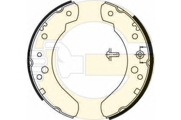 Комплект тормозных колодок GIRLING 5162241