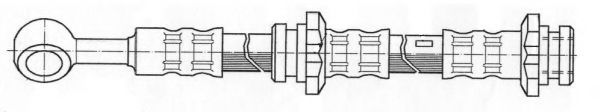 Тормозной шланг KAWE 511731