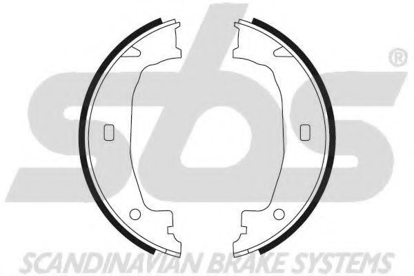 Комплект тормозных колодок; Комплект тормозных колодок, стояночная тормозная система sbs 18492715662