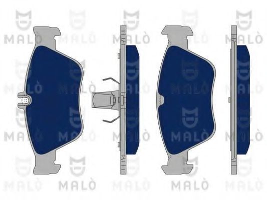 Комплект тормозных колодок, дисковый тормоз MALÒ 1050321