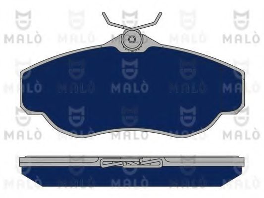 Комплект тормозных колодок, дисковый тормоз MALÒ 1050373