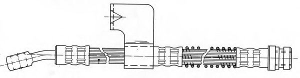 Тормозной шланг CEF 511878