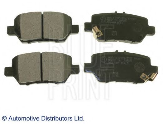 Комплект тормозных колодок, дисковый тормоз BLUE PRINT ADH24278