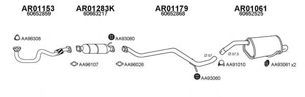 Система выпуска ОГ VENEPORTE 010089