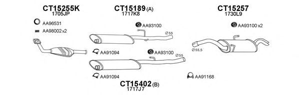 Система выпуска ОГ VENEPORTE 250161