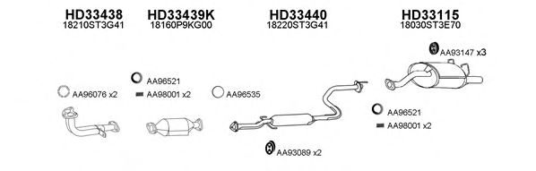 Система выпуска ОГ VENEPORTE 330077