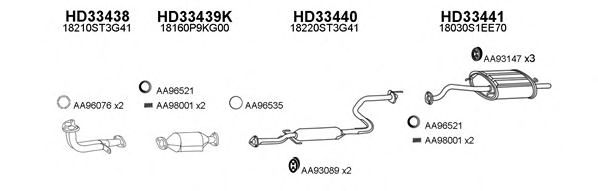 Система выпуска ОГ VENEPORTE 330078