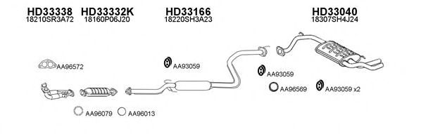 Система выпуска ОГ VENEPORTE 330084