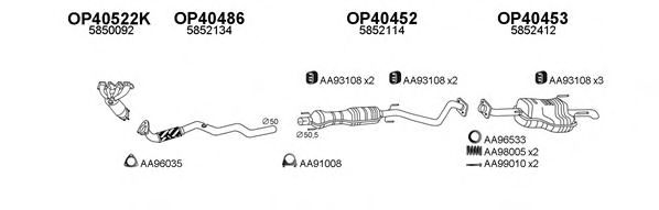 Система выпуска ОГ VENEPORTE 400412