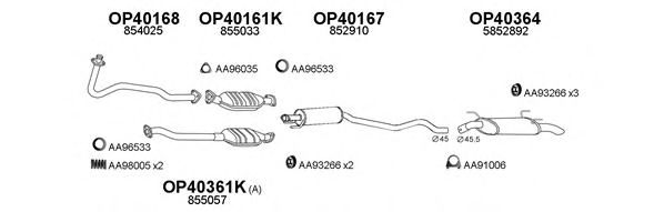 Система выпуска ОГ VENEPORTE 400477