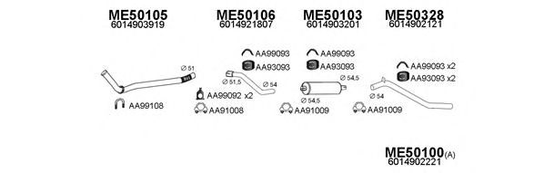 Система выпуска ОГ VENEPORTE 500197