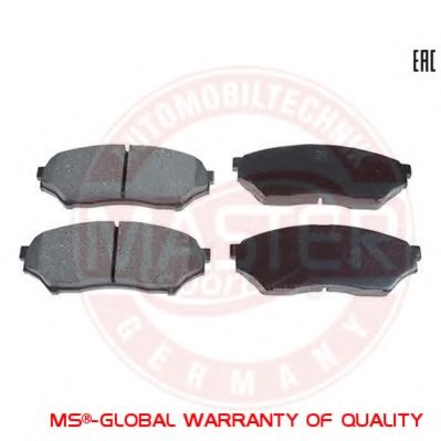 Комплект тормозных колодок, дисковый тормоз MASTER-SPORT 13046058542N-SET-MS