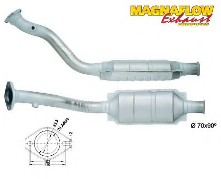 Катализатор MAGNAFLOW 80928