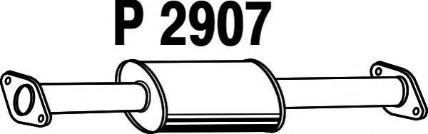Средний глушитель выхлопных газов FENNO 2907