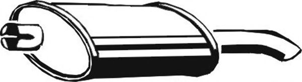 Глушитель выхлопных газов конечный ASMET 05.069