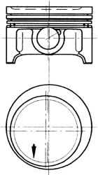 Поршень KOLBENSCHMIDT 94493630