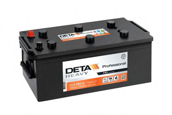 Стартерная аккумуляторная батарея; Стартерная аккумуляторная батарея DETA DG1803