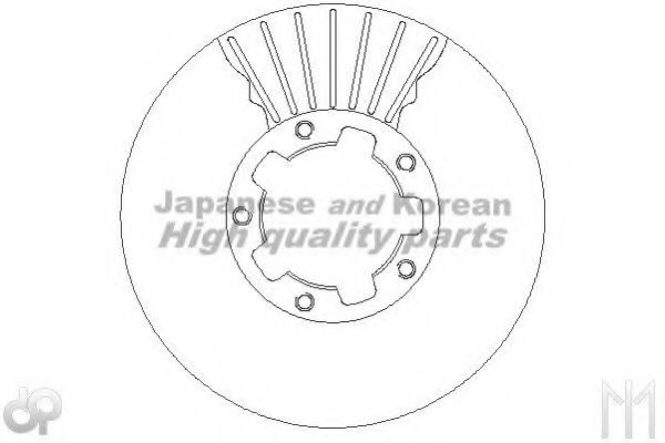 Тормозной диск ASHUKI N013-86