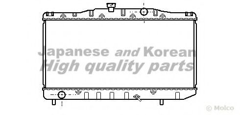 Радиатор, охлаждение двигателя AURADIA 101008