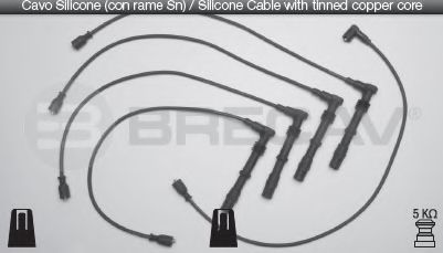 Комплект проводов зажигания BRECAV 15530