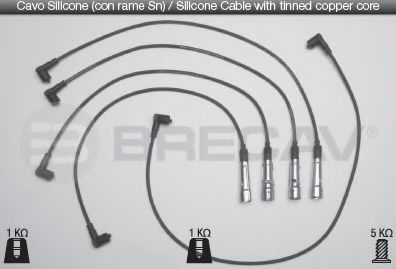 Комплект проводов зажигания BRECAV 18509