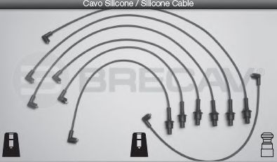 Комплект проводов зажигания BRECAV 33512