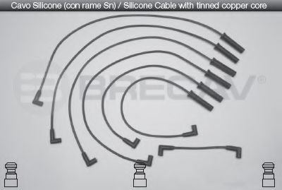 Комплект проводов зажигания BRECAV 36527