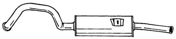 Глушитель выхлопных газов конечный SIGAM 16619
