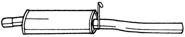Глушитель выхлопных газов конечный SIGAM 25603