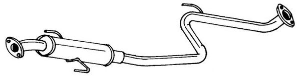 Средний глушитель выхлопных газов SIGAM 44407