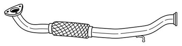 Труба выхлопного газа SIGAM 74112