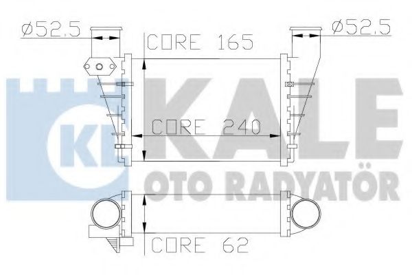 Интеркулер KALE OTO RADYATÖR 341900